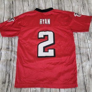 Atlanta Falcons Matt Ryan Jersey #2 NFL Football Red Youth Size M 10/12